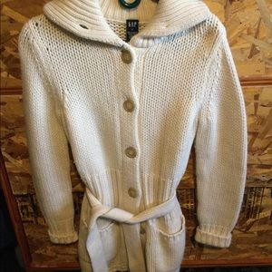 GAP long length sweater jacket